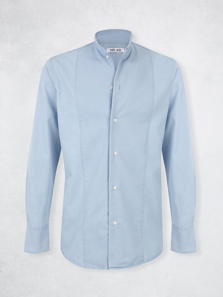 MAO DENIM SHIRT I BLUE