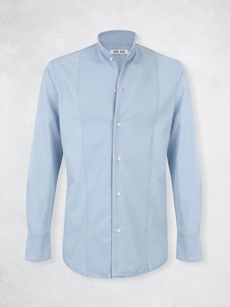 MAO DENIM SHIRT I BLUE
