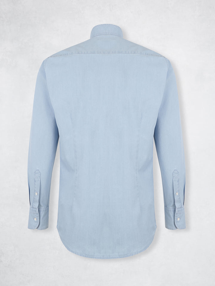 MAO DENIM SHIRT I BLUE