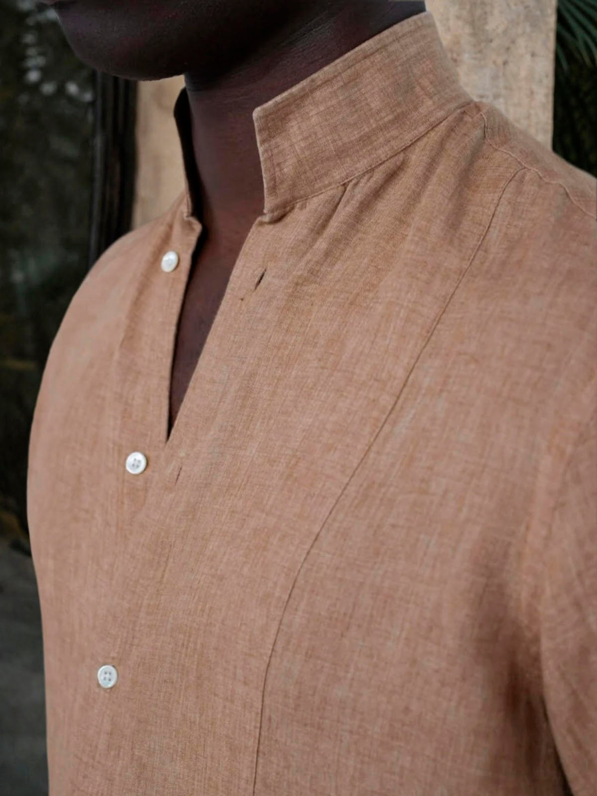 MAO LINEN CAMEL