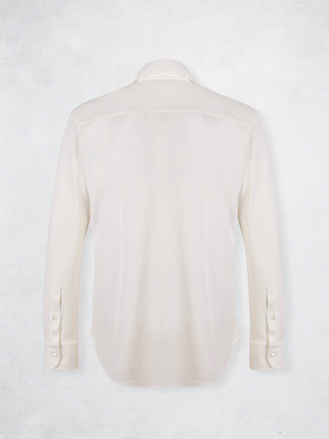 PIQUE CASHMERE SHIRT CRU