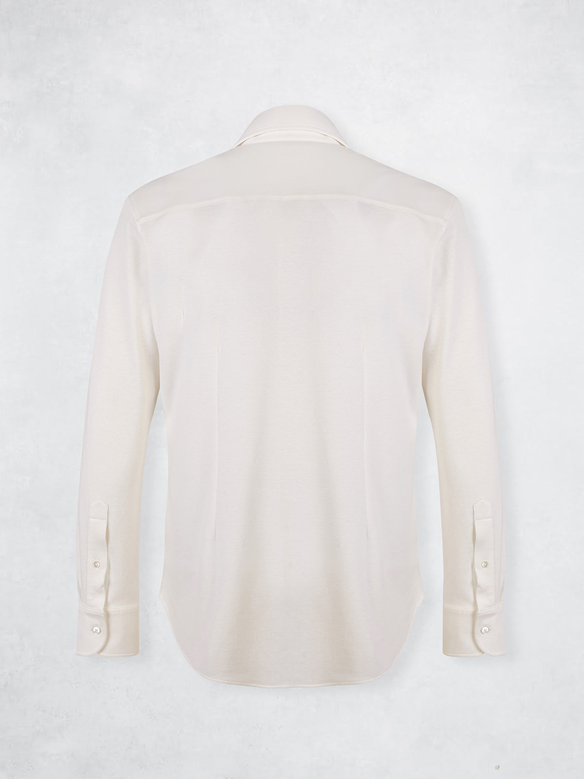 PIQUE CASHMERE SHIRT CRU