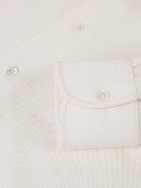 PIQUE CASHMERE SHIRT CRU
