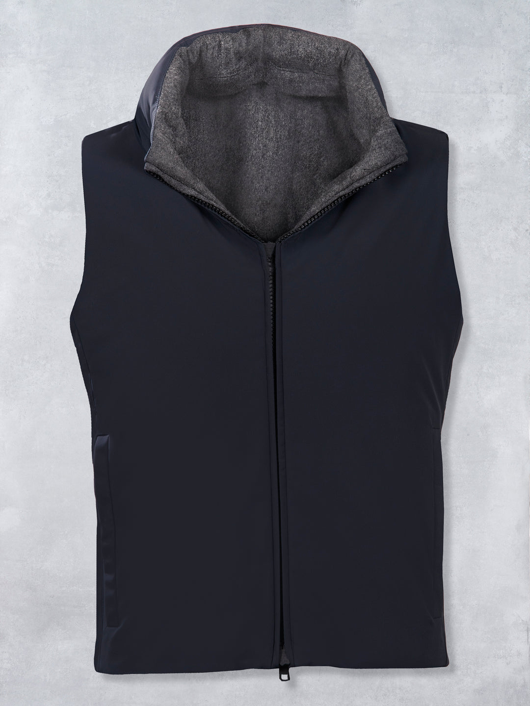 REVERSIBLE VEST NAVY/GREY