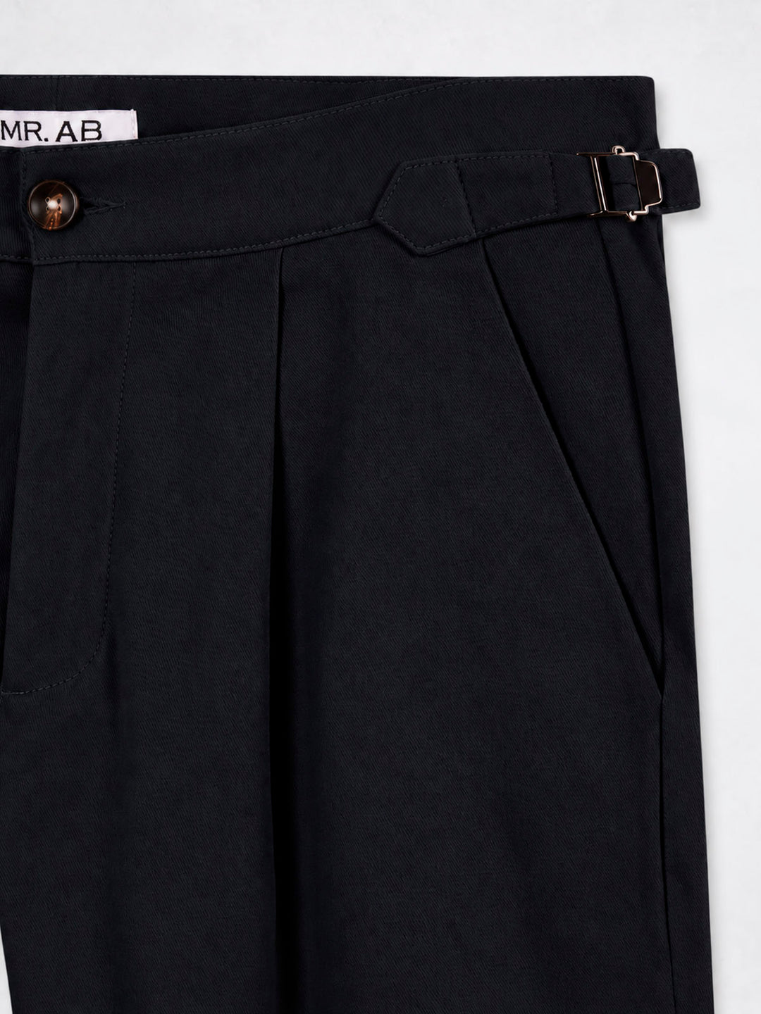 PLEATED CHINO PANT NAVY