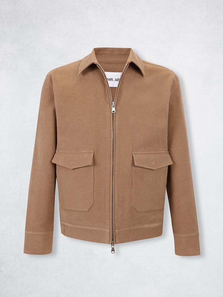 POCKET JACKET BROWN
