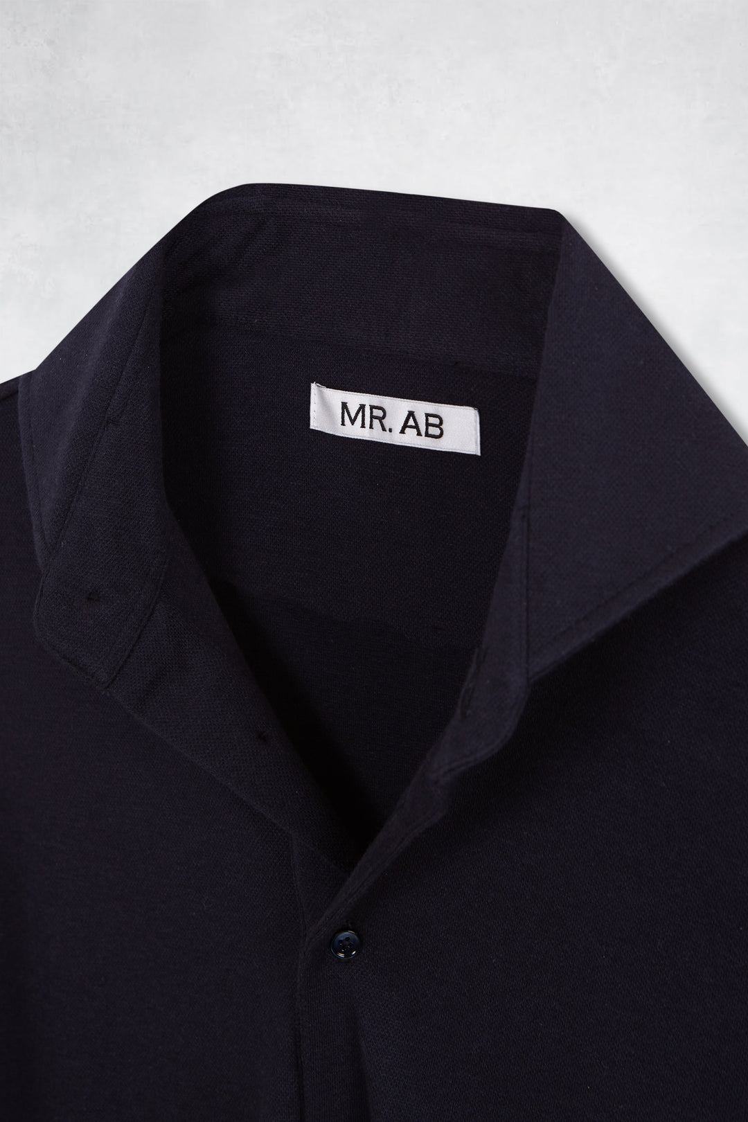 PIQUE CASHMERE POLO NAVY