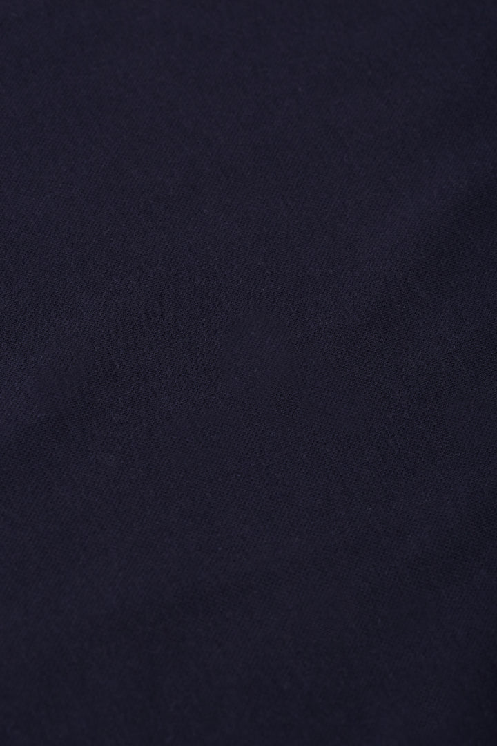 PIQUE CASHMERE POLO NAVY