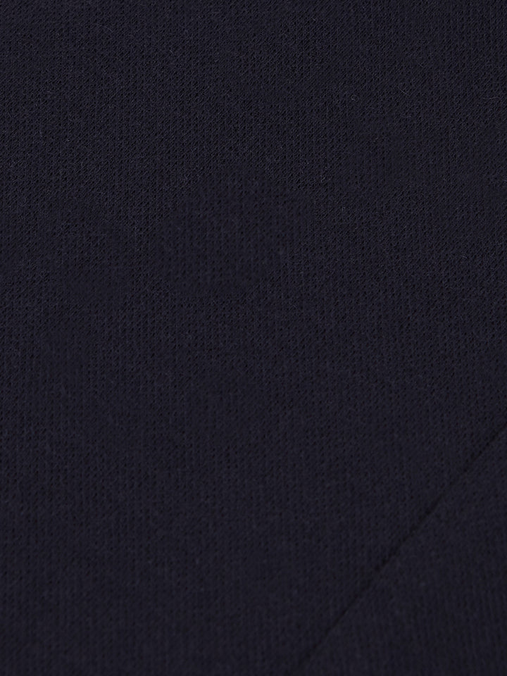PIQUE CASHMERE SHIRT NAVY