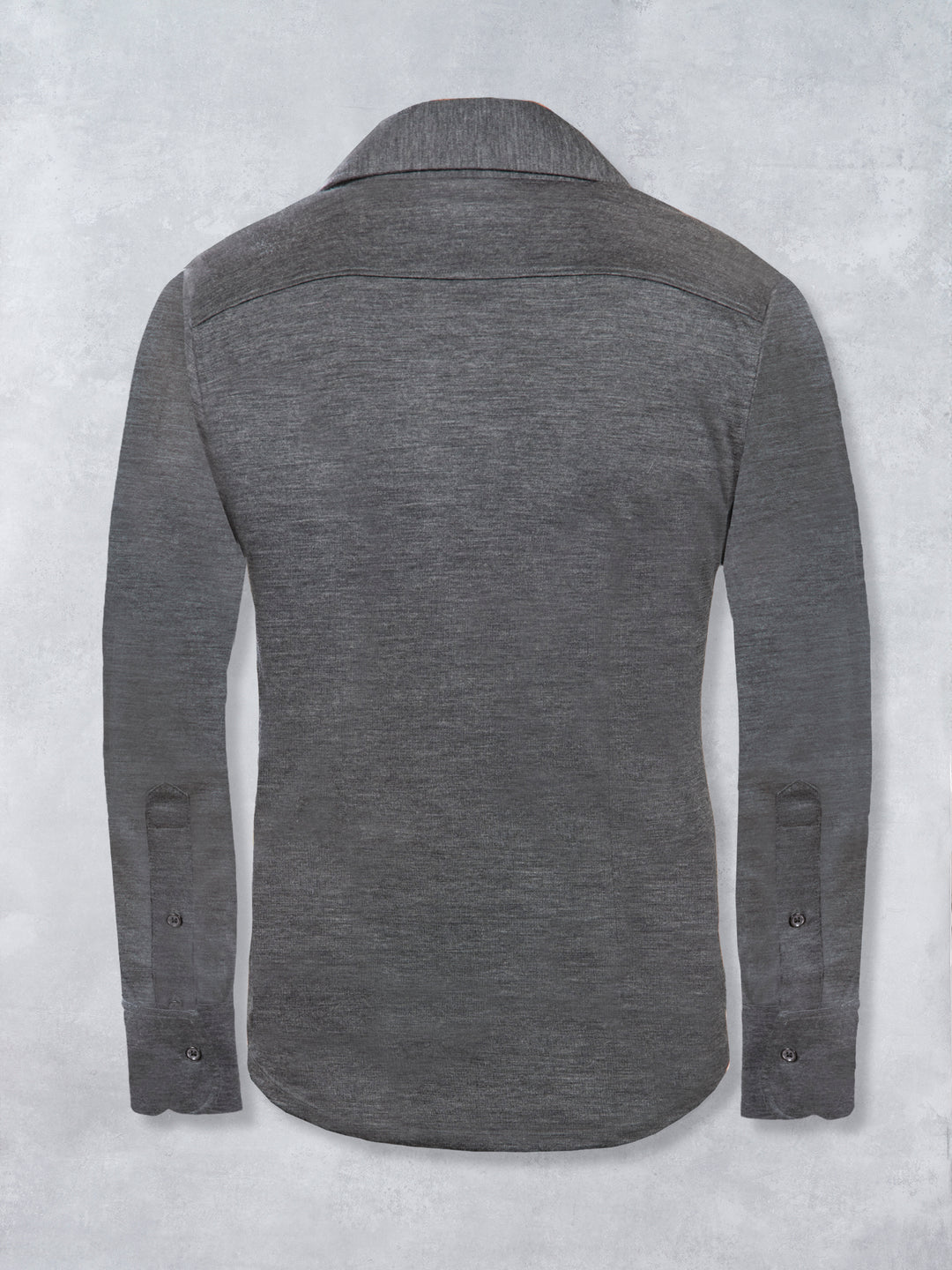 EXTRAFINE MERINO POLO GREY