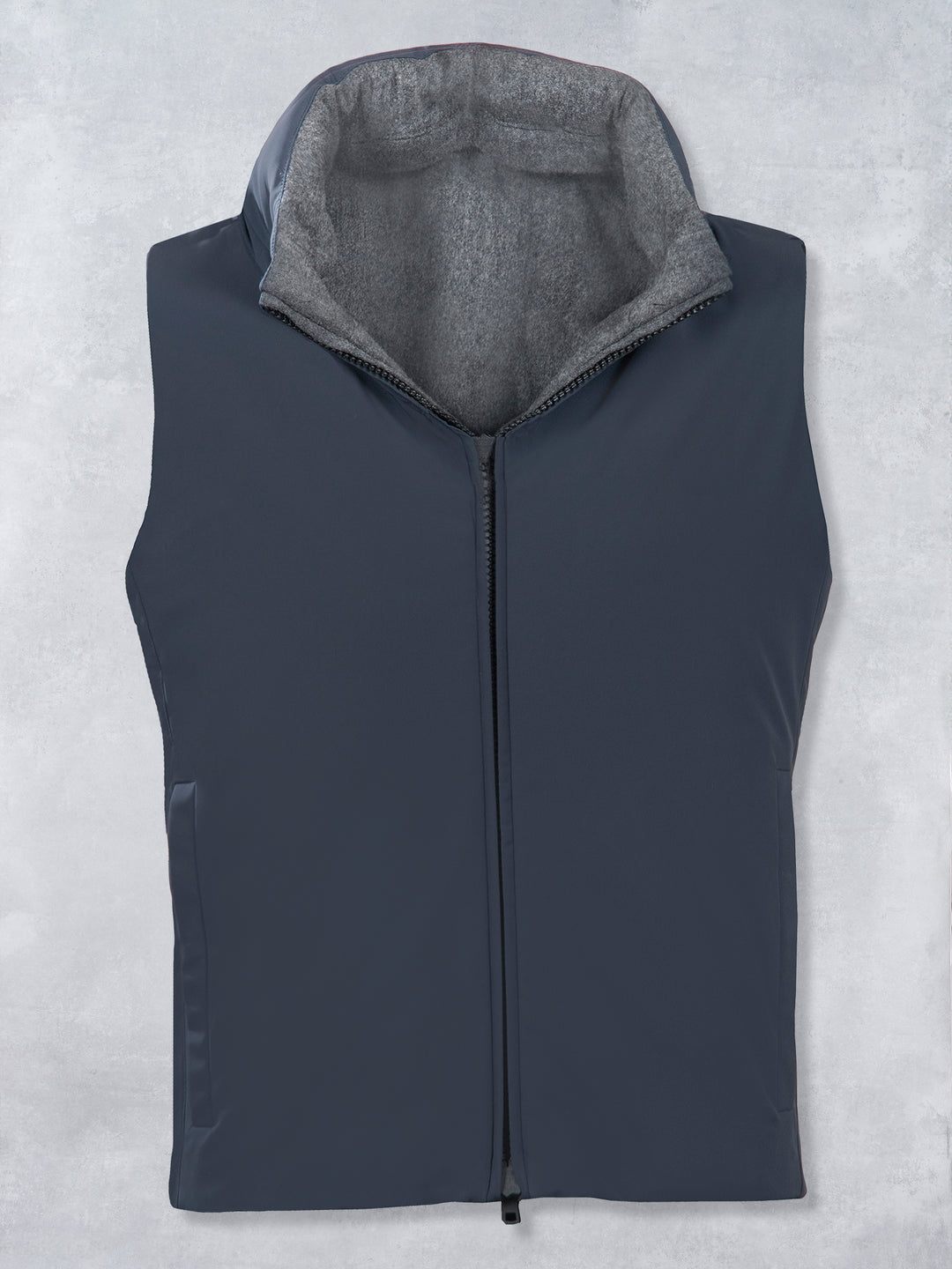 REVERSIBLE VEST NAVY/GREY