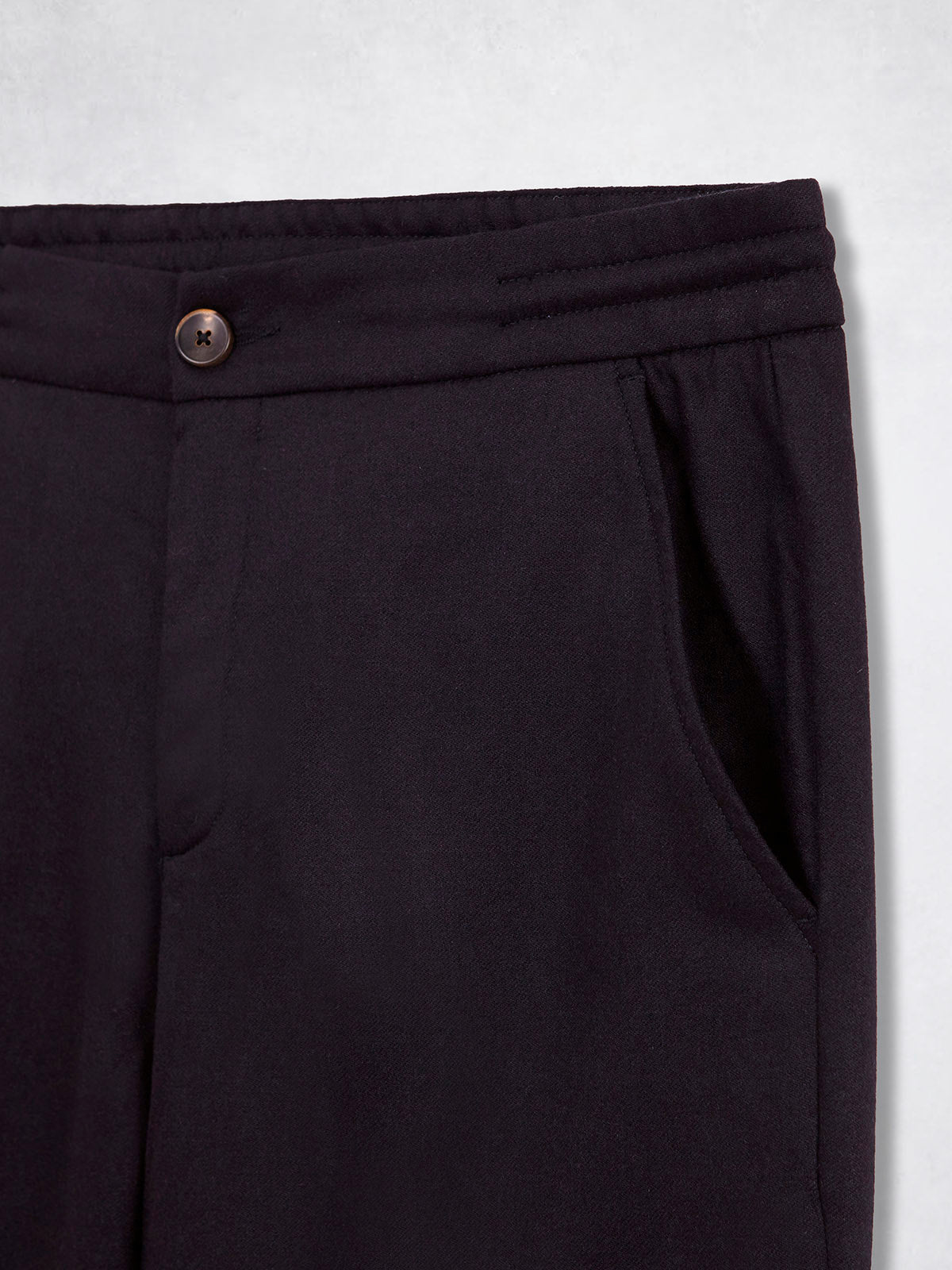 STRAIGHT FLANNEL PANT NAVY