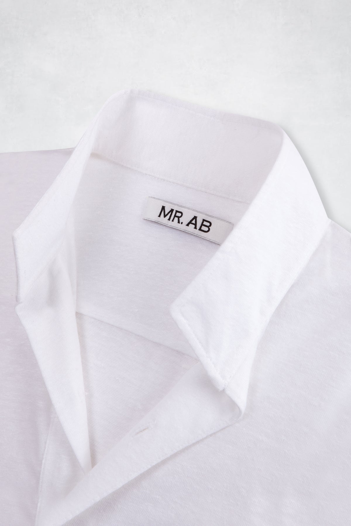 LINEN POLO MAO WHITE