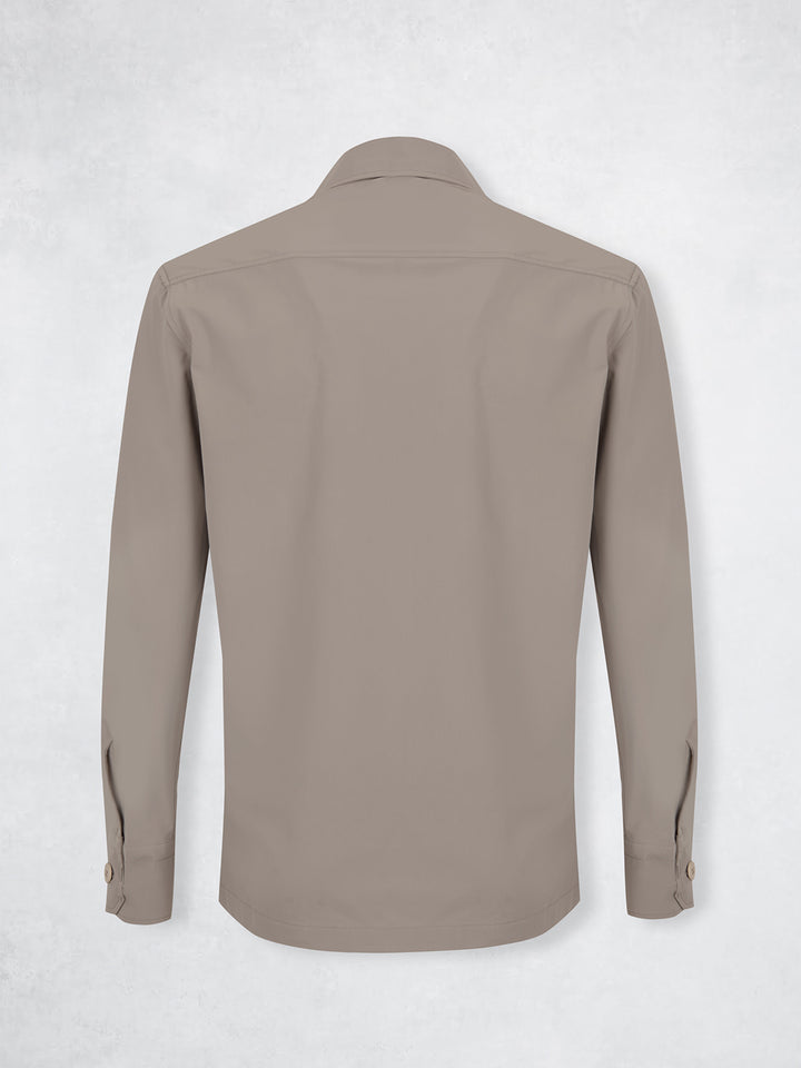 TRAVEL OVERSHIRT BEIGE