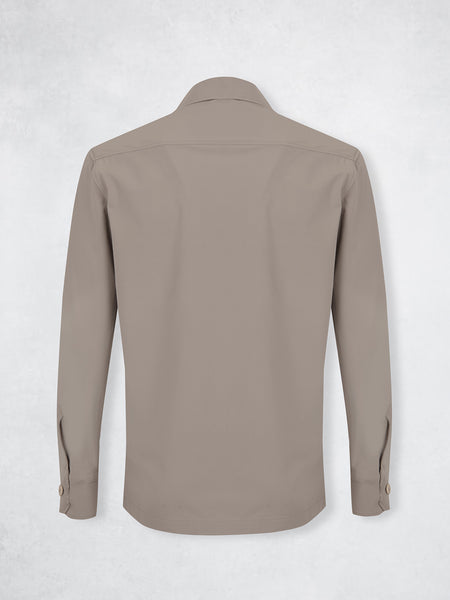 TRAVEL OVERSHIRT BEIGE