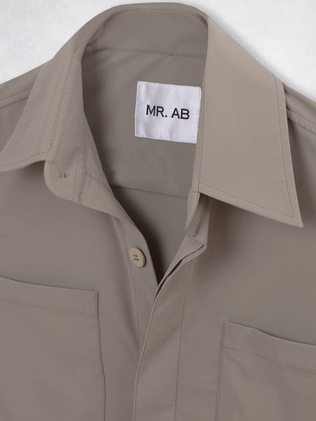 TRAVEL OVERSHIRT BEIGE