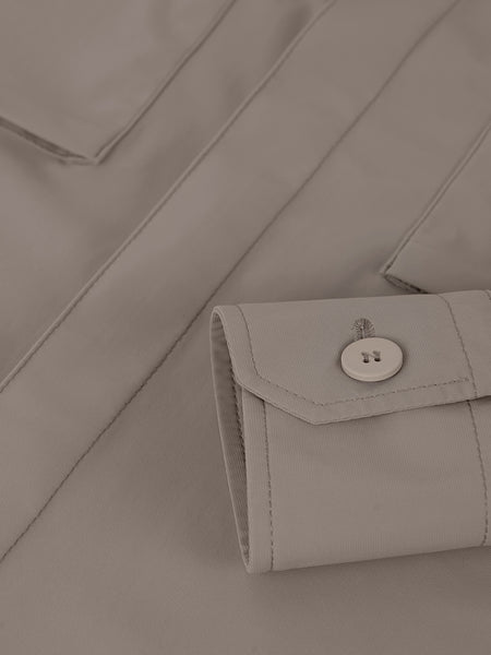 TRAVEL OVERSHIRT BEIGE