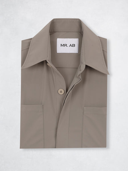 TRAVEL OVERSHIRT BEIGE