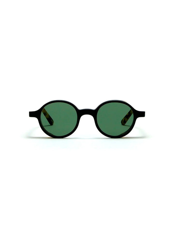 L.G.R REUNION EXPLORER BLACK MATT HAVANA TARTARUGATO MATT 23B FLAT GREEN