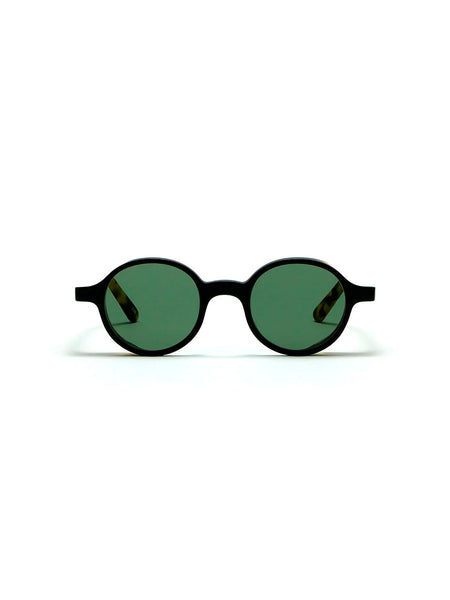 L.G.R REUNION EXPLORER BLACK MATT HAVANA TARTARUGATO MATT 23B FLAT GREEN