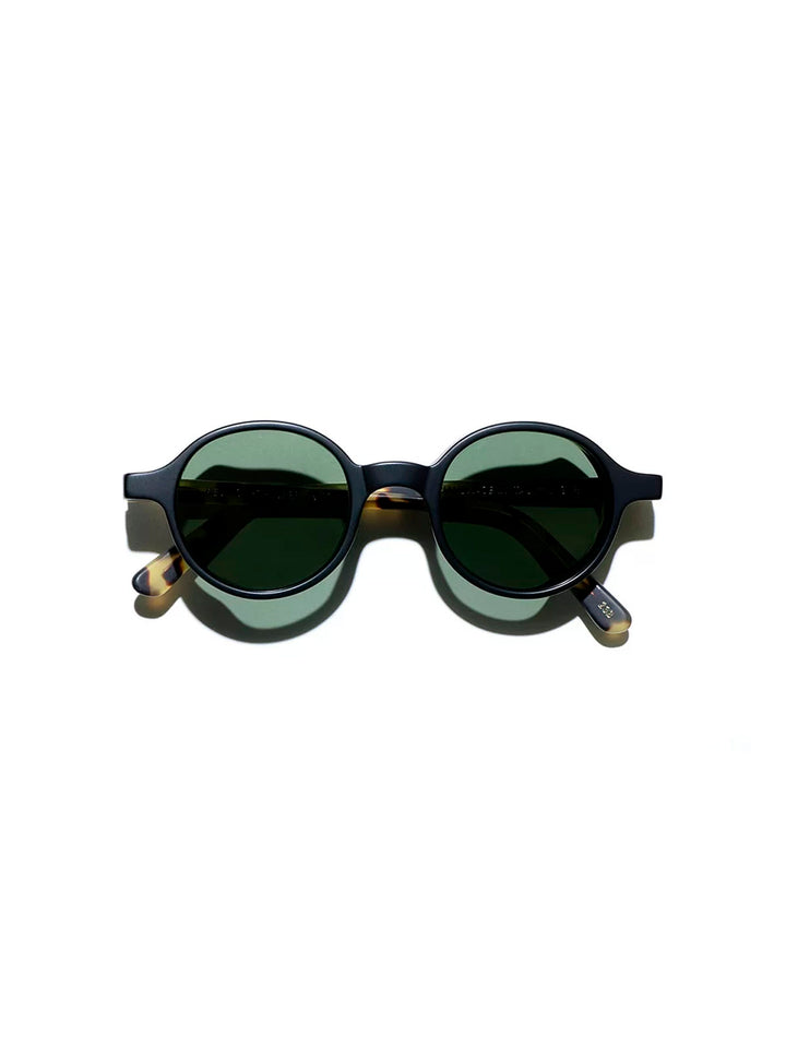 L.G.R REUNION EXPLORER BLACK MATT HAVANA TARTARUGATO MATT 23B FLAT GREEN