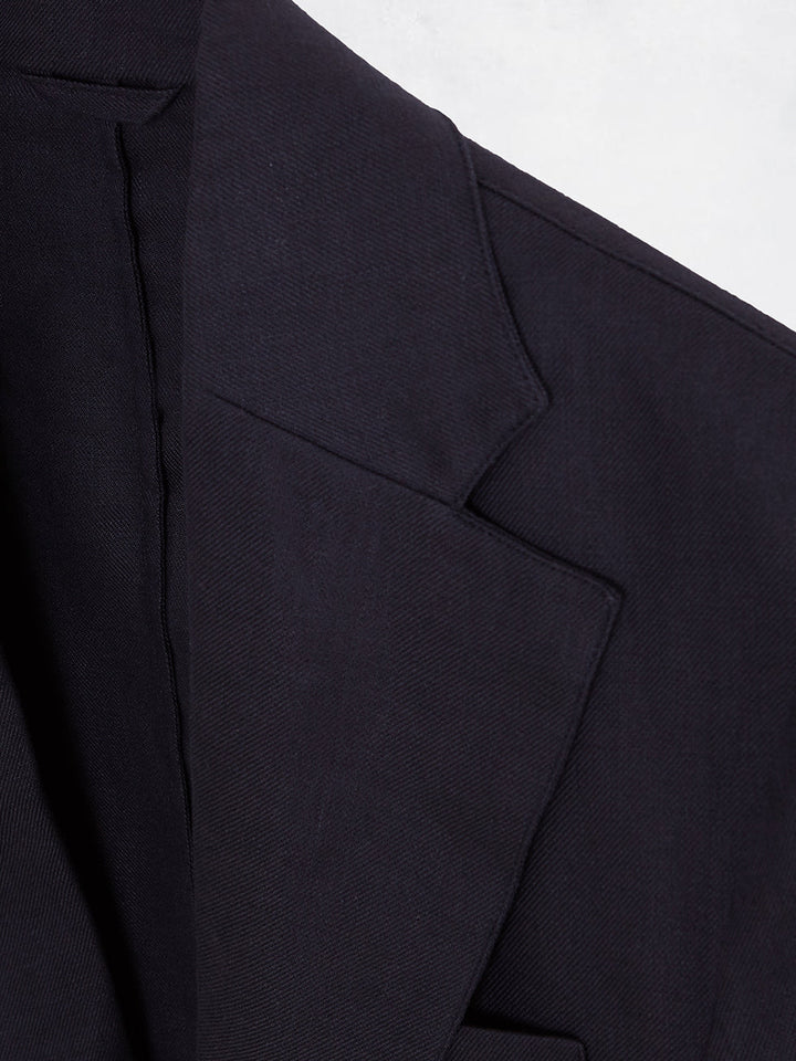 TRAVEL LINEN BLAZER NAVY