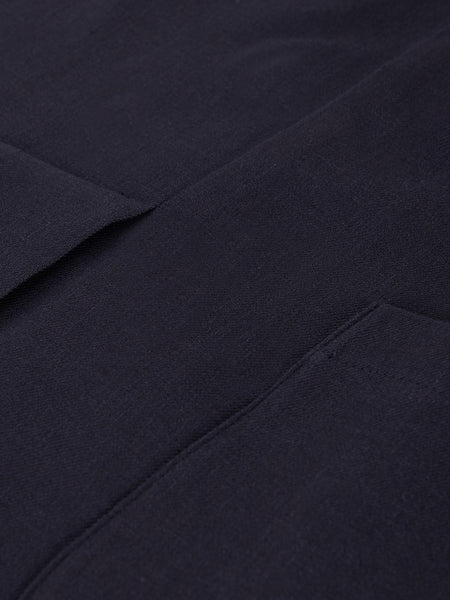 TRAVEL LINEN BLAZER NAVY