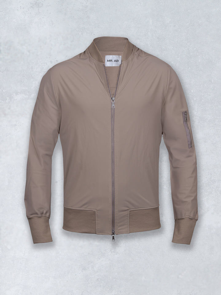 TRAVEL BOMBER BEIGE