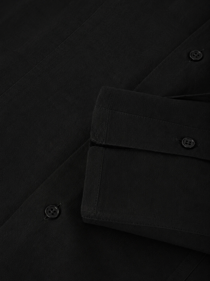 ULTRALIGHT MAO SHIRT BLACK