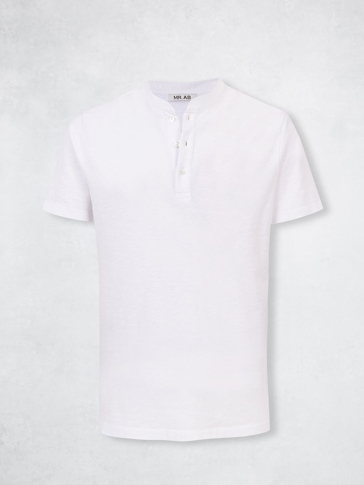 VINTAGE HENLEY TEE WHITE