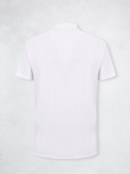 VINTAGE HENLEY TEE WHITE