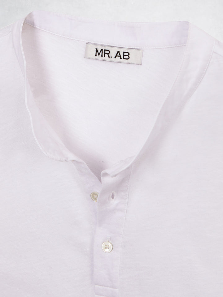 VINTAGE HENLEY TEE WHITE