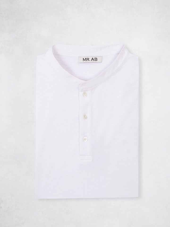 VINTAGE HENLEY TEE WHITE