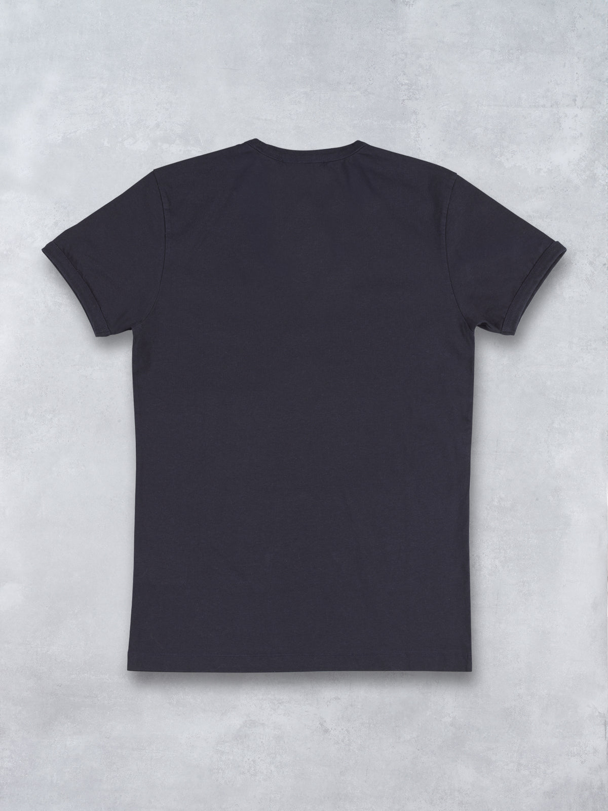 V NECK TEE NAVY
