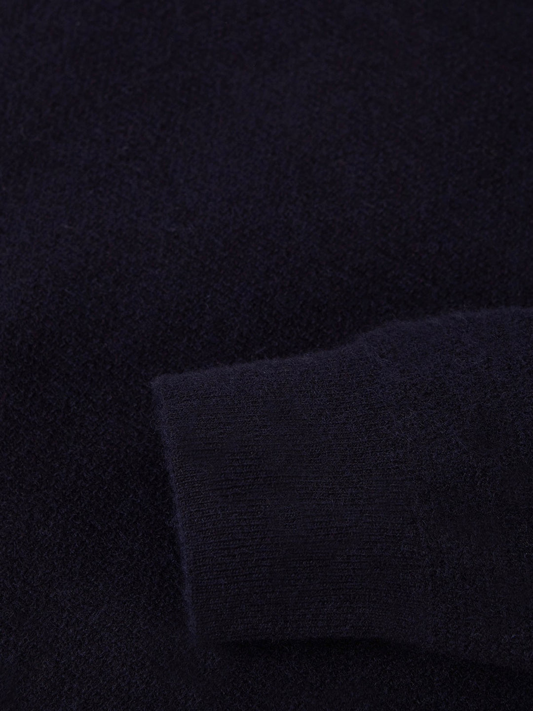 WOOL TRICOT POLO NAVY