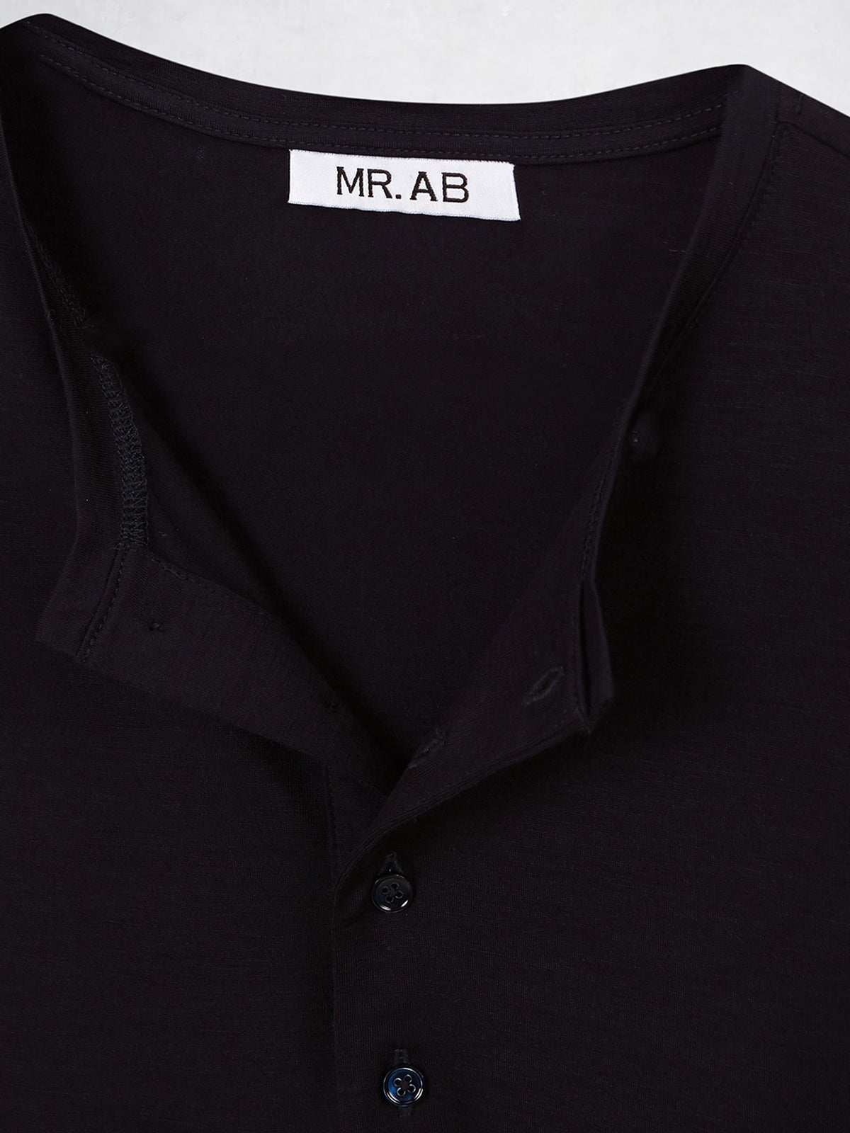 WOOL HENLEY TEE LS