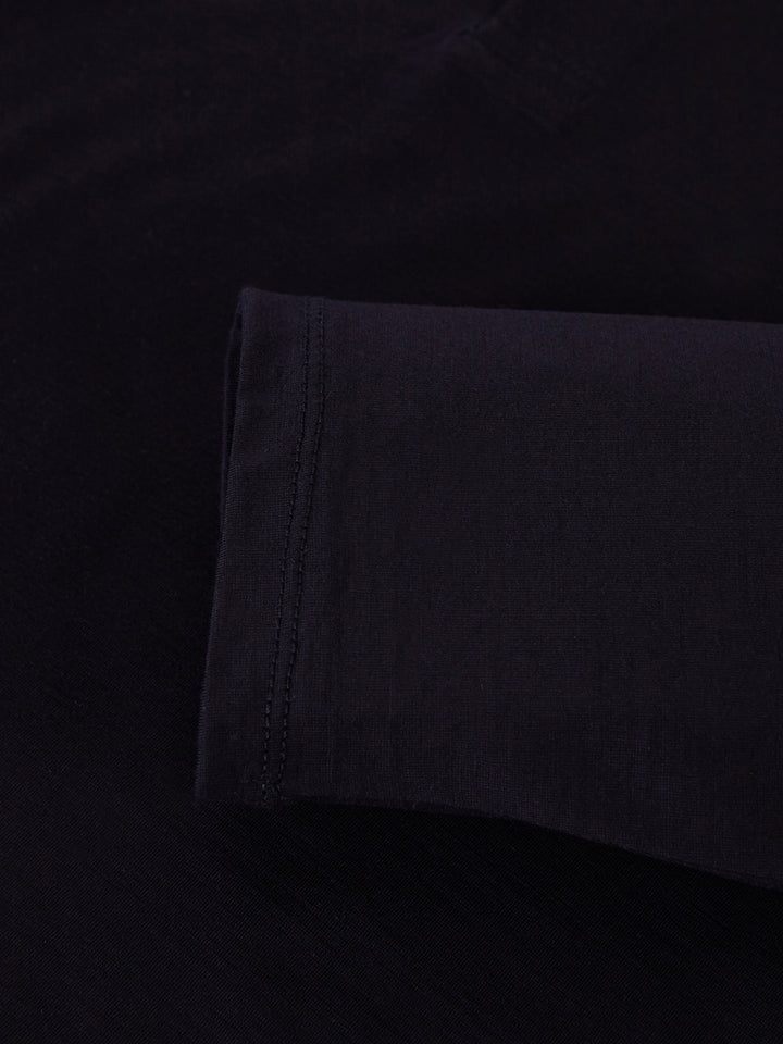 WOOL HENLEY TEE LS