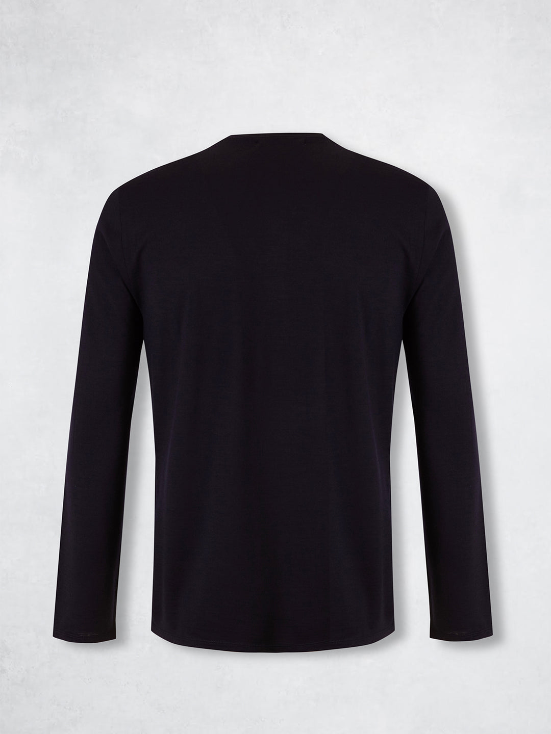 WOOL HENLEY TEE LS