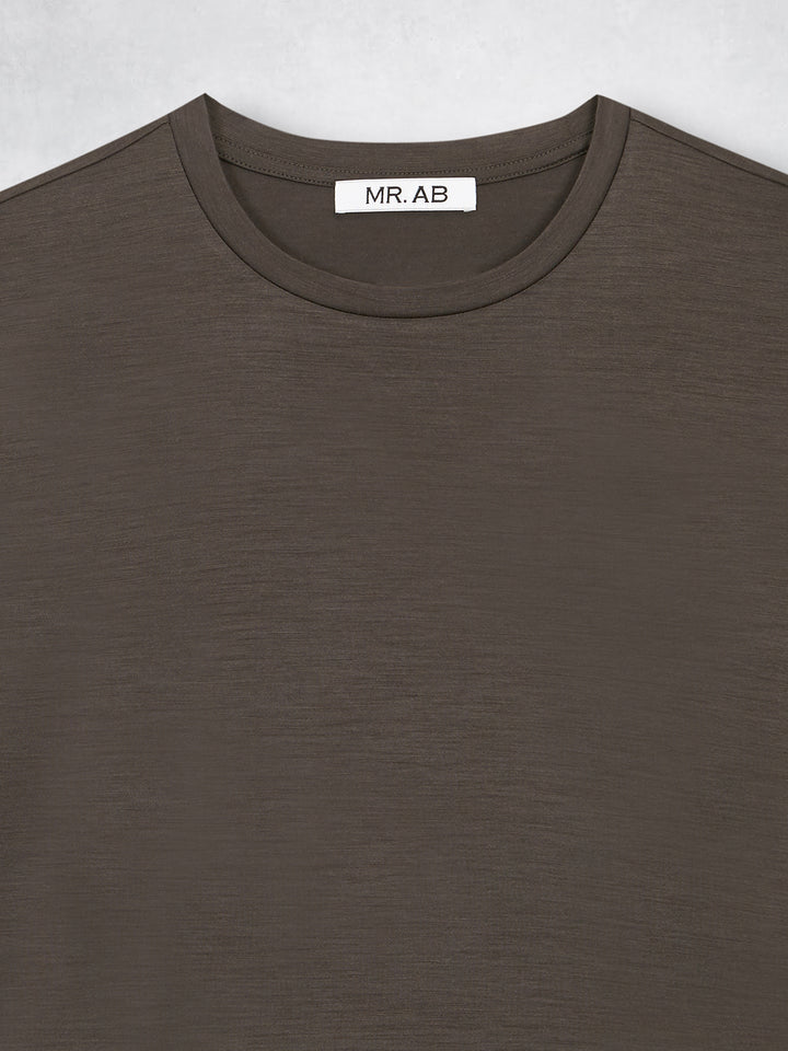 WOOL TEE KHAKI