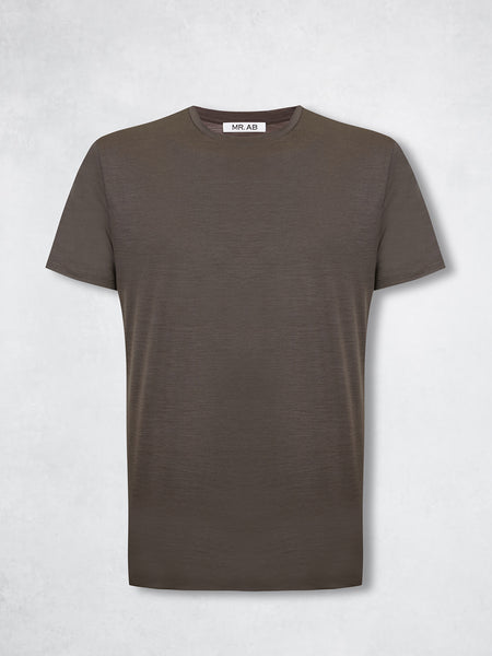 WOOL TEE KHAKI