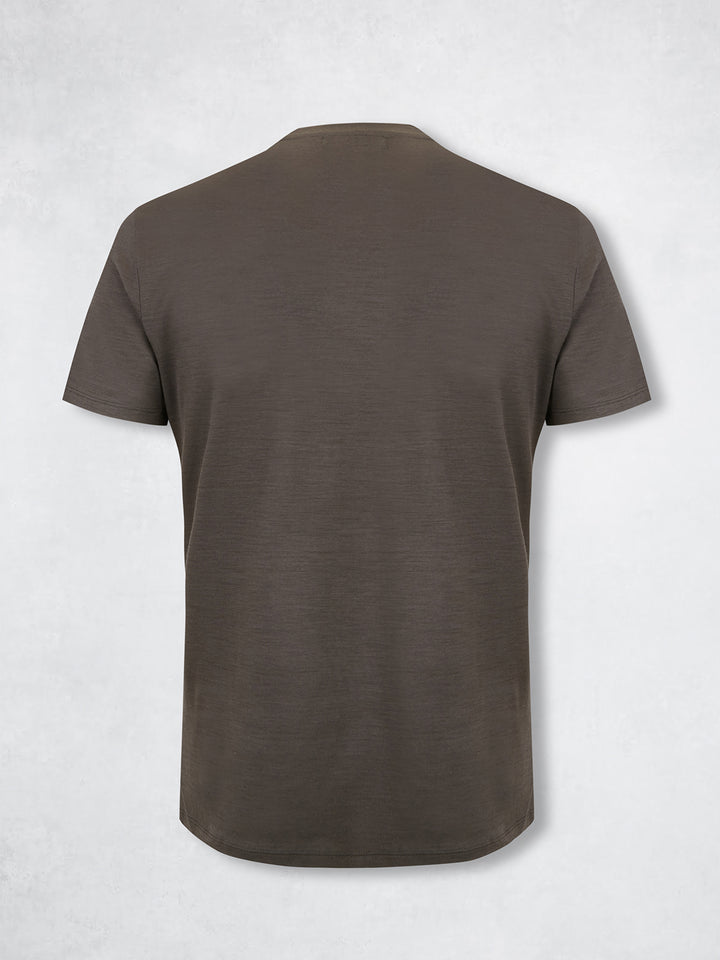 WOOL TEE KHAKI
