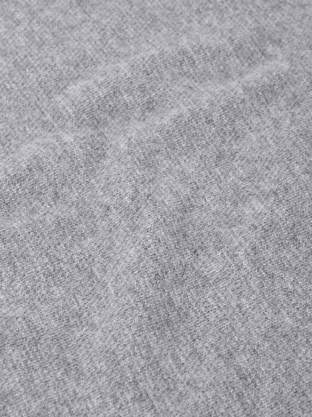 WOOL TRICOT POLO GREY