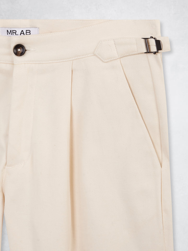 PLEATED CHINO PANT CRU