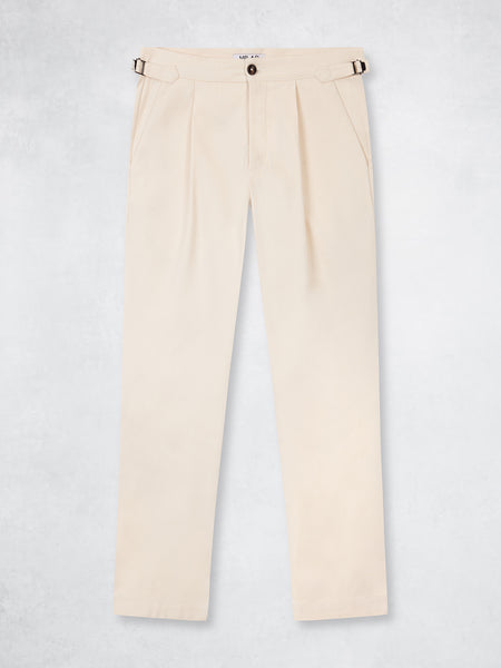PLEATED CHINO PANT CRU