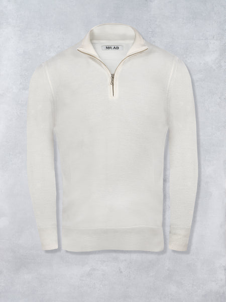 ZIPPER CASHMERE CRU