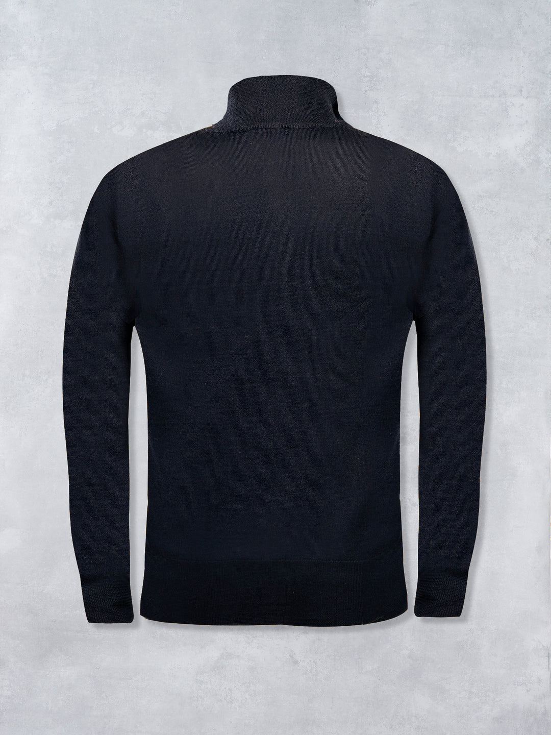 ZIPPER CASHMERE NAVY