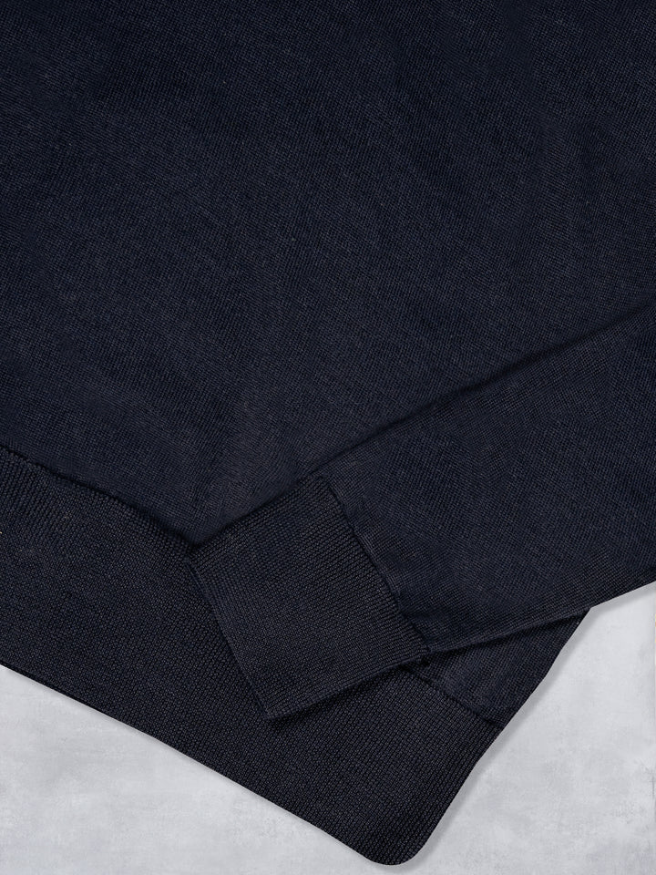 ZIPPER CASHMERE NAVY