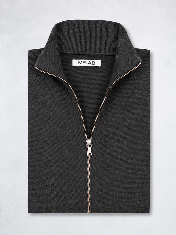 ZIPPER POCKET JACKET GREY