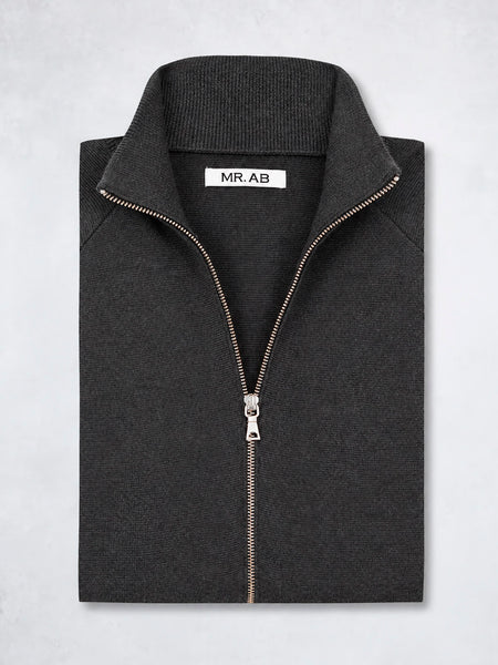 ZIPPER POCKET JACKET GREY