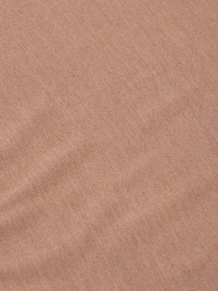 ZIPPER CASHMERE CAMEL
